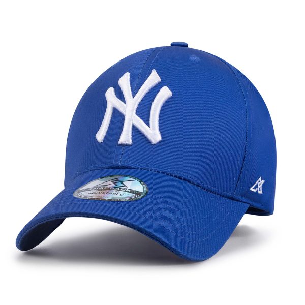 Royal Blue NY Embroidered Adjustable Baseball Cap